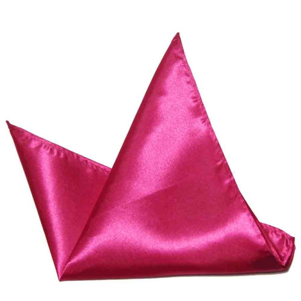 Eksel Pocket Square Pink Silk Blend Men's